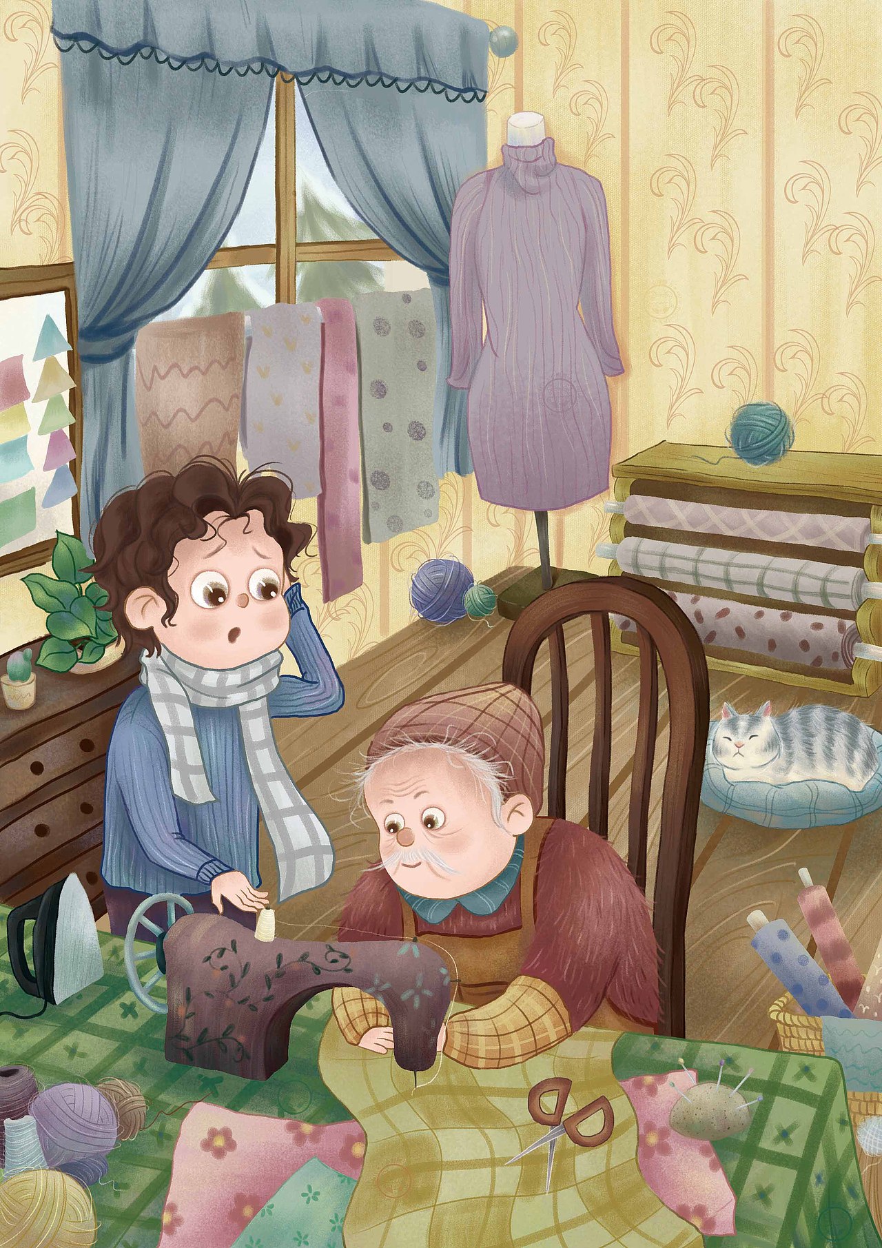 儿童文学插画（图ZMjk3NTkyMjY0） - 儿童插画 - 站酷设计师zh醒醒zh原创素材 - 站酷ZCOOL