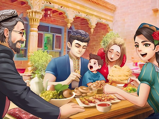 肉孜节游戏加载图