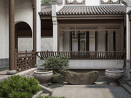 中式建筑庭院，我們的設(shè)計作品。