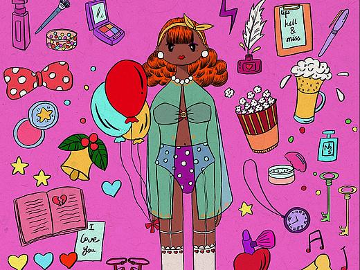 Vintage girl（個(gè)人主頁-ZMzI3ODQ0Mjg=） - 創(chuàng)作習(xí)作 - 站酷設(shè)計(jì)師喪喪李原創(chuàng)素材 - 站酷ZCOOL