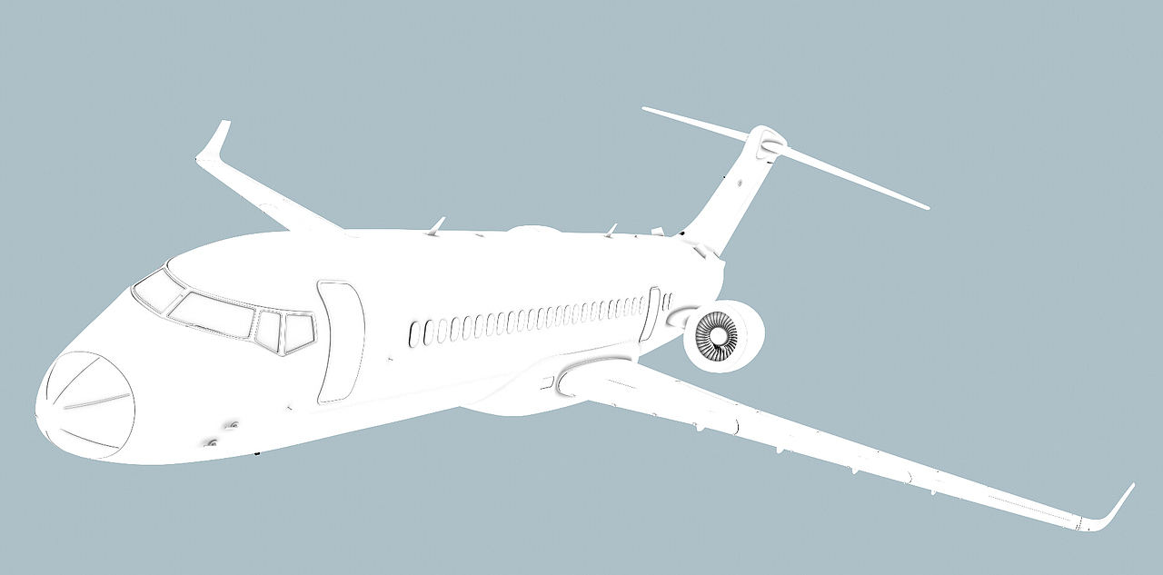 ARJ21-700飞机商务飞机（图ZNDA3NjI3OTI=） - 机械/交通 - 站酷设计师CQ常清原创素材 - 站酷ZCOOL