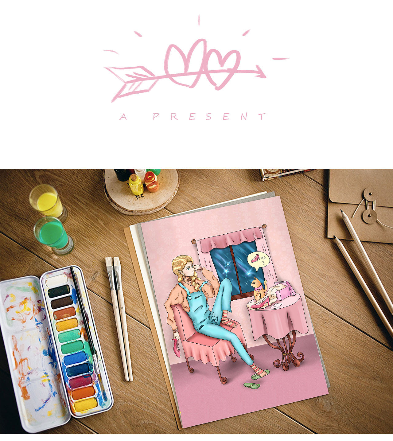 女孩和貓插畫（圖ZMTYwOTU2MzQw） - 創(chuàng)作習作 - 站酷設計師Vanasure原創(chuàng)素材 - 站酷ZCOOL