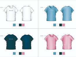 運(yùn)動服平面款式圖　服裝設(shè)計