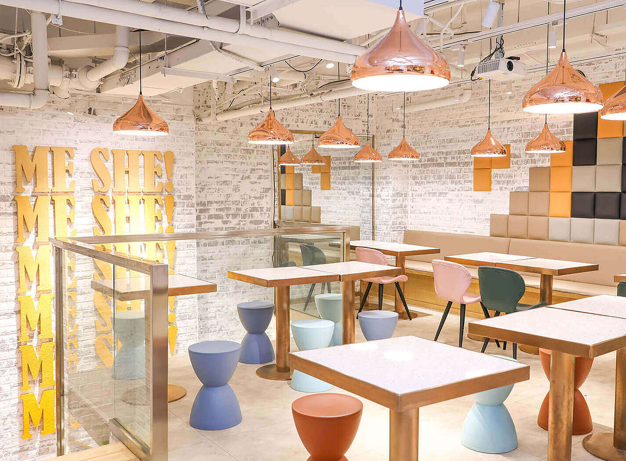 郑州米喜·米粉餐饮店装修公司设计案例