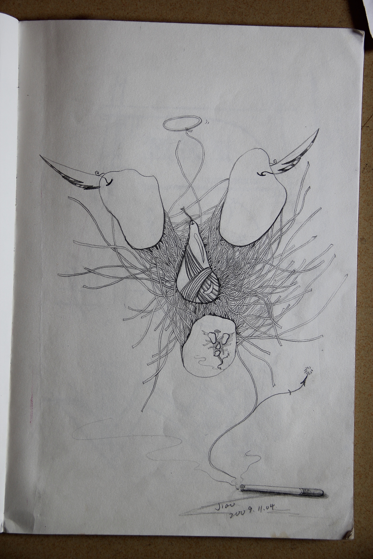 那些年，那些畫（大學(xué)）（圖ZMzc3MTIwMDA=） - 創(chuàng)作習(xí)作 - 站酷設(shè)計(jì)師七月淡原創(chuàng)素材 - 站酷ZCOOL