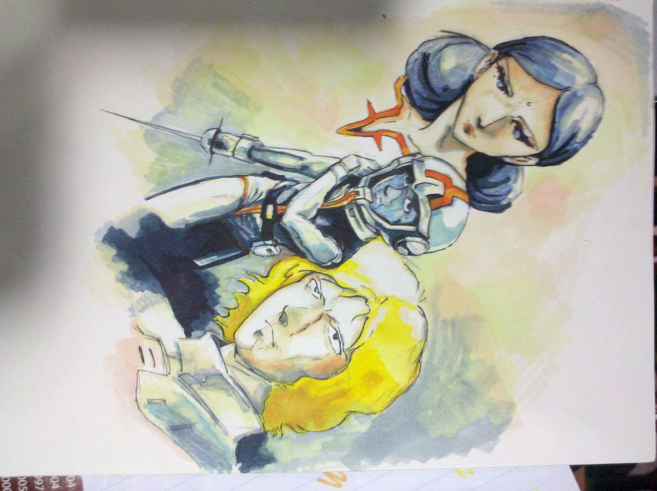 最近的马克笔 画~刚买马克笔不久~