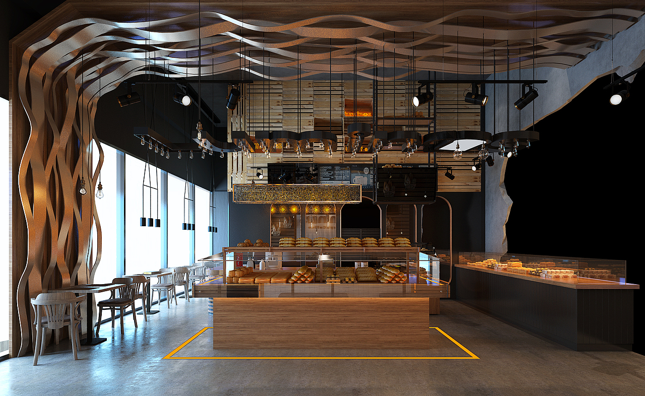 Luminos 面包店（图ZMTU5NDE1NTI0） - 家装设计 - 站酷设计师今峰的张原创素材 - 站酷ZCOOL