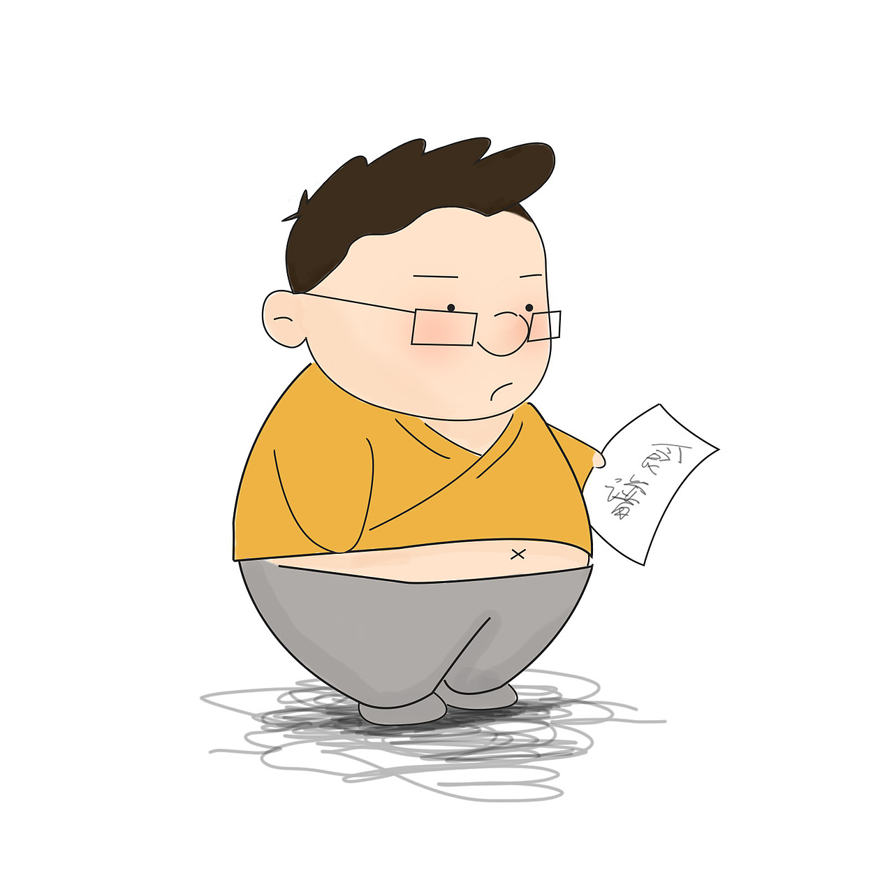 漫画大胖减肥记配图三