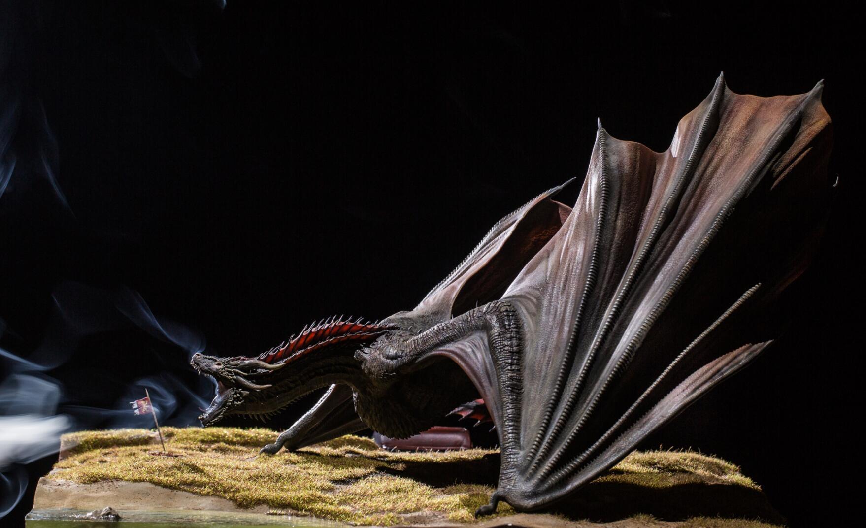 权利的游戏冰与火之歌卓耿龙模型手办雕像