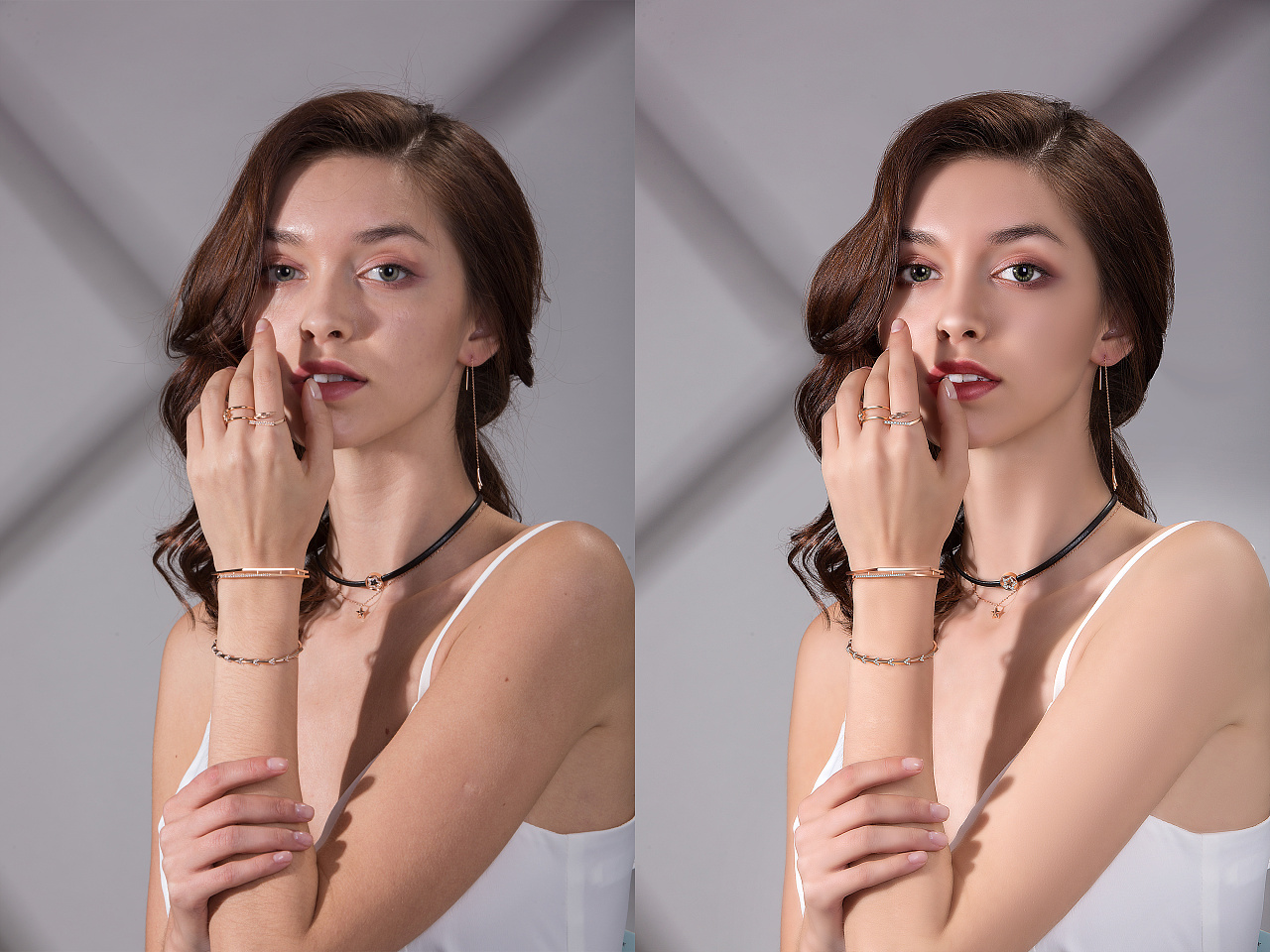 【珠宝修图】珠宝模特佩戴后期 - 原创作品 - 站酷(zcool)