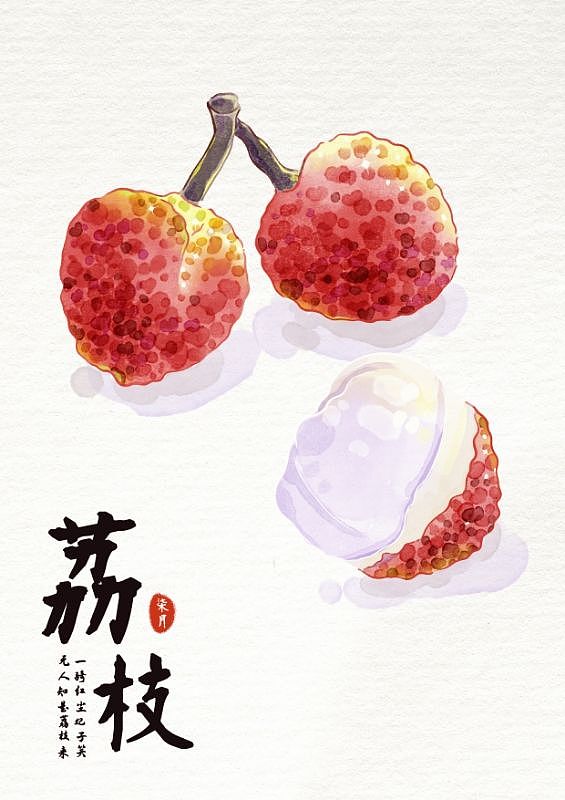 水果水彩插画（图ZMzYyMzU4NjY0） - 创作习作 - 站酷设计师柒月的六月原创素材 - 站酷ZCOOL