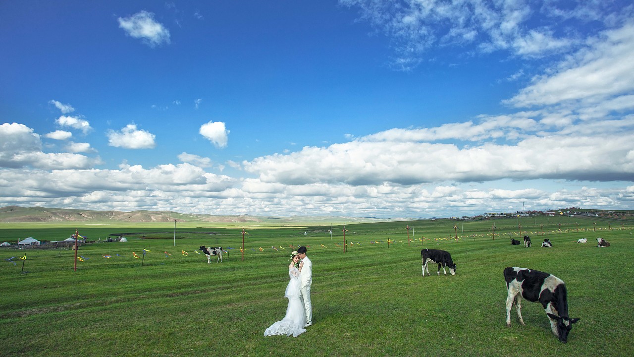 呼伦贝尔旅拍婚纱照,我们不一样