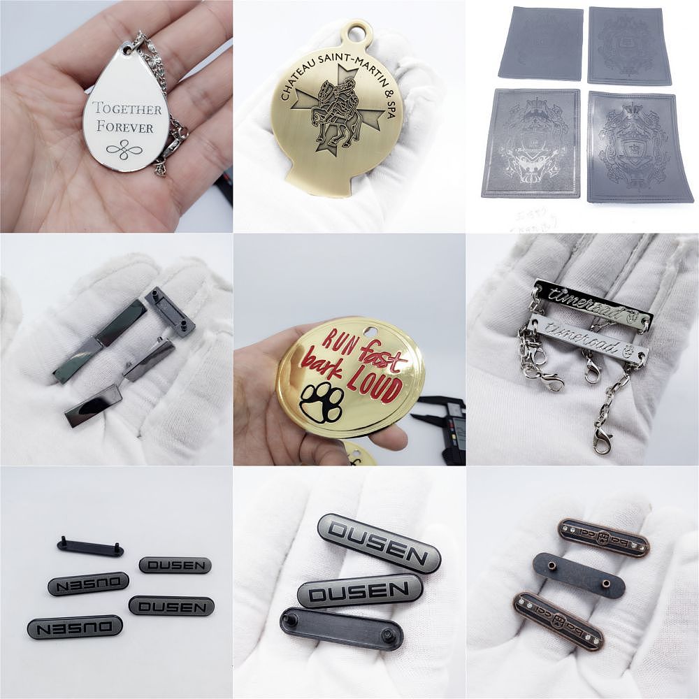 专业生产纪念挂牌标贴加工定制挎包皮革卡加印标识牌