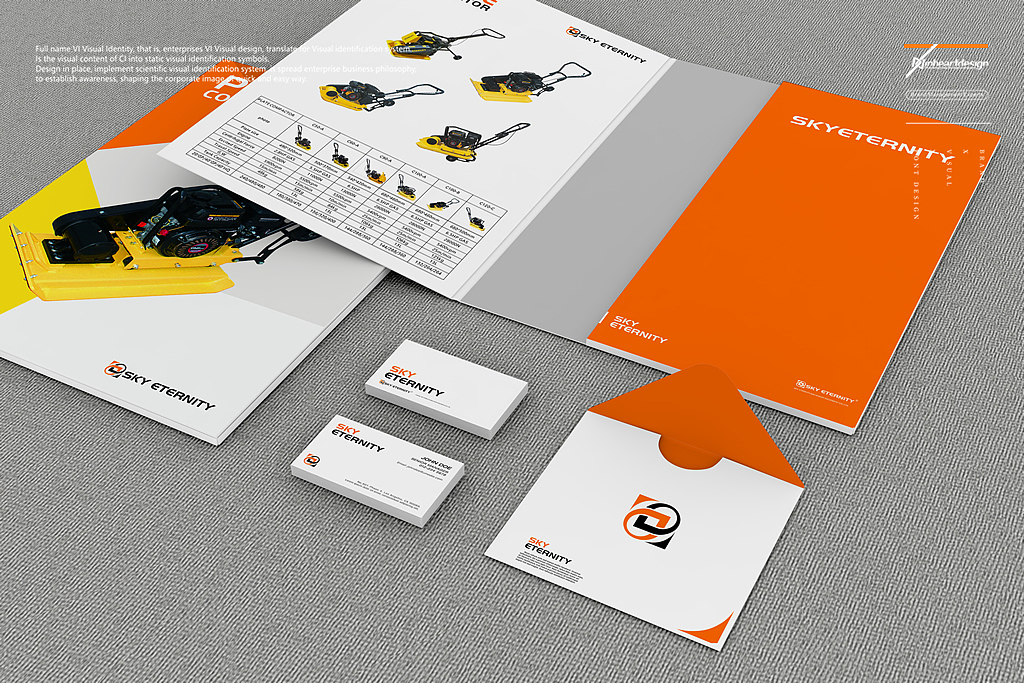 天一久sky-eternity品牌VIS识别系统设计-因心设计