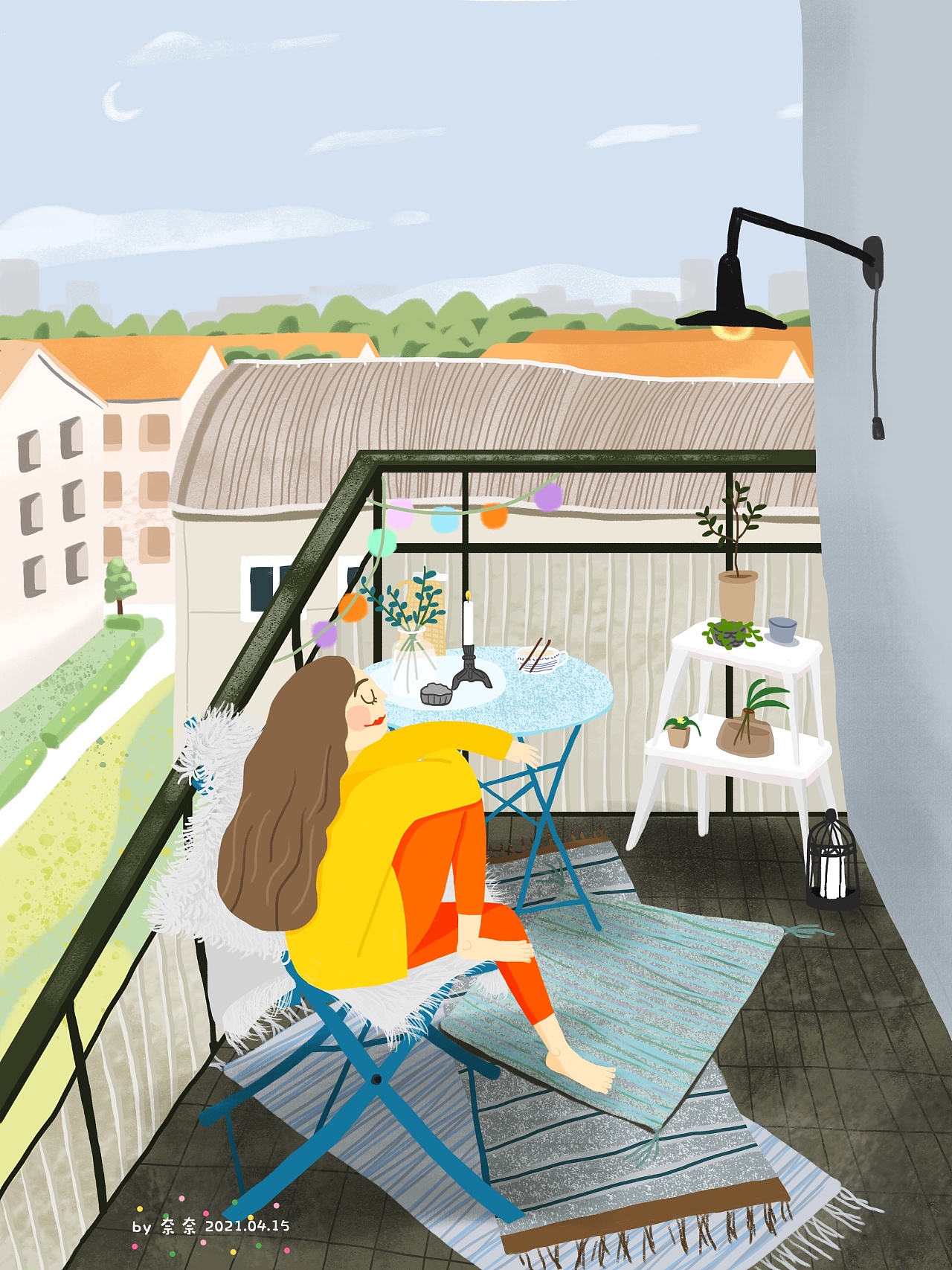 向往这样清闲自在的生活