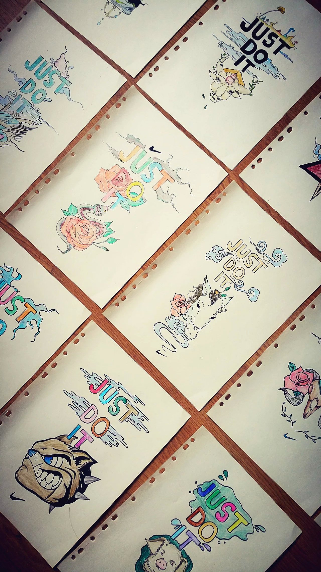 NIKE插画系列/JUST DO IT 完结整理