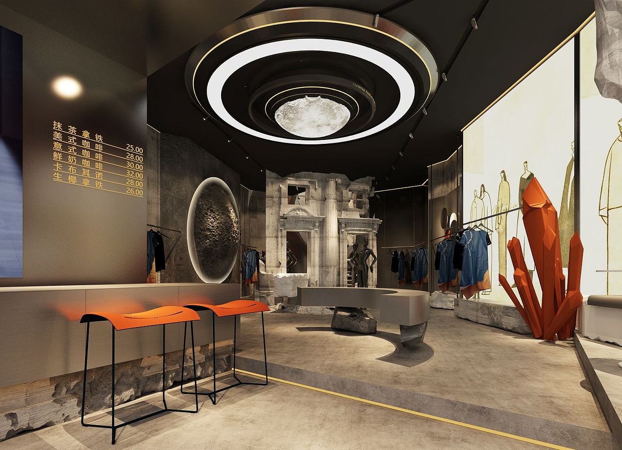 潮玩星空主题 买手店（图ZMzQ3NDAyNzM2） - 商业空间设计 - 站酷设计师宽木设计原创素材 - 站酷ZCOOL