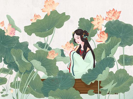 唐诗主题插画毕业设计