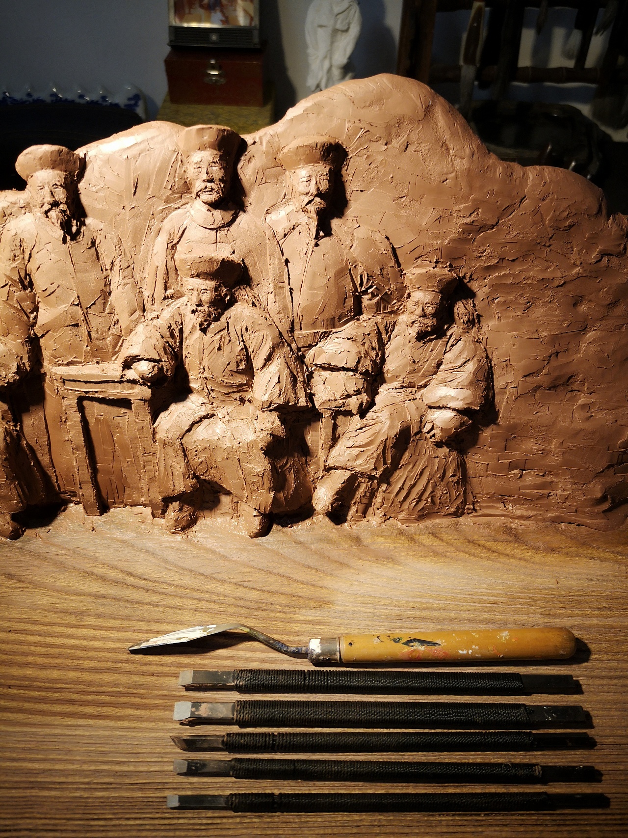 淮军将领浮雕泥稿|纯艺术|雕塑|汤一白 - 原创作品 - 站酷 (zcool)