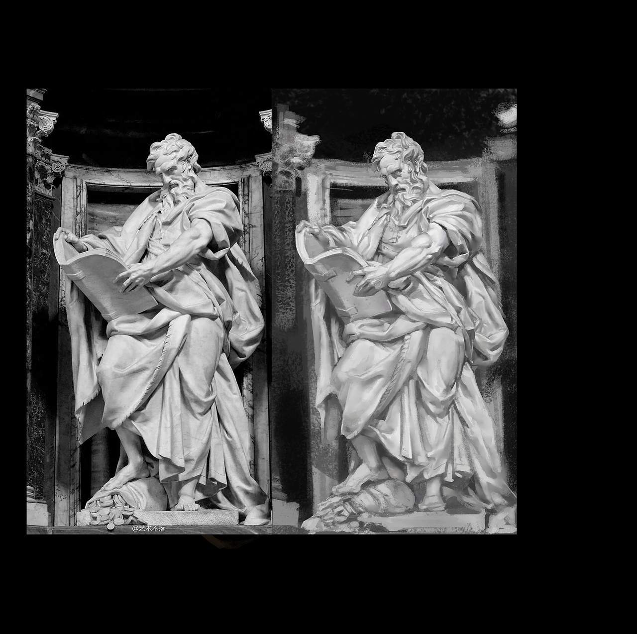 每日一小时临摹练习