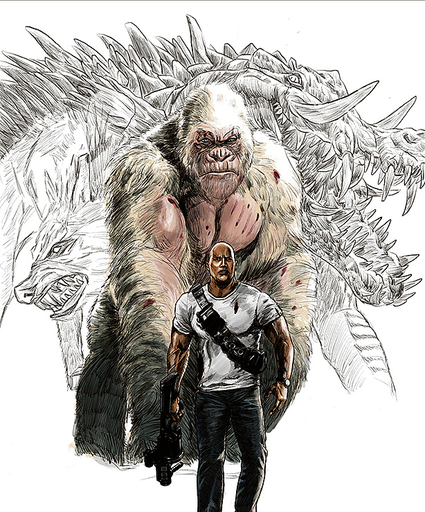 狂暴巨兽震撼来袭!画张海报助兴!