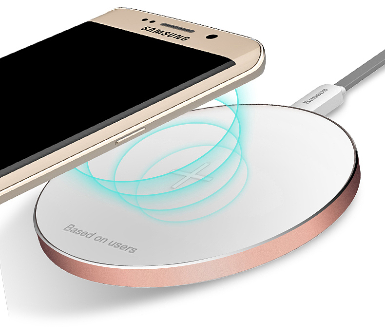 倍思 锋芒系列 圆形无线充电底座