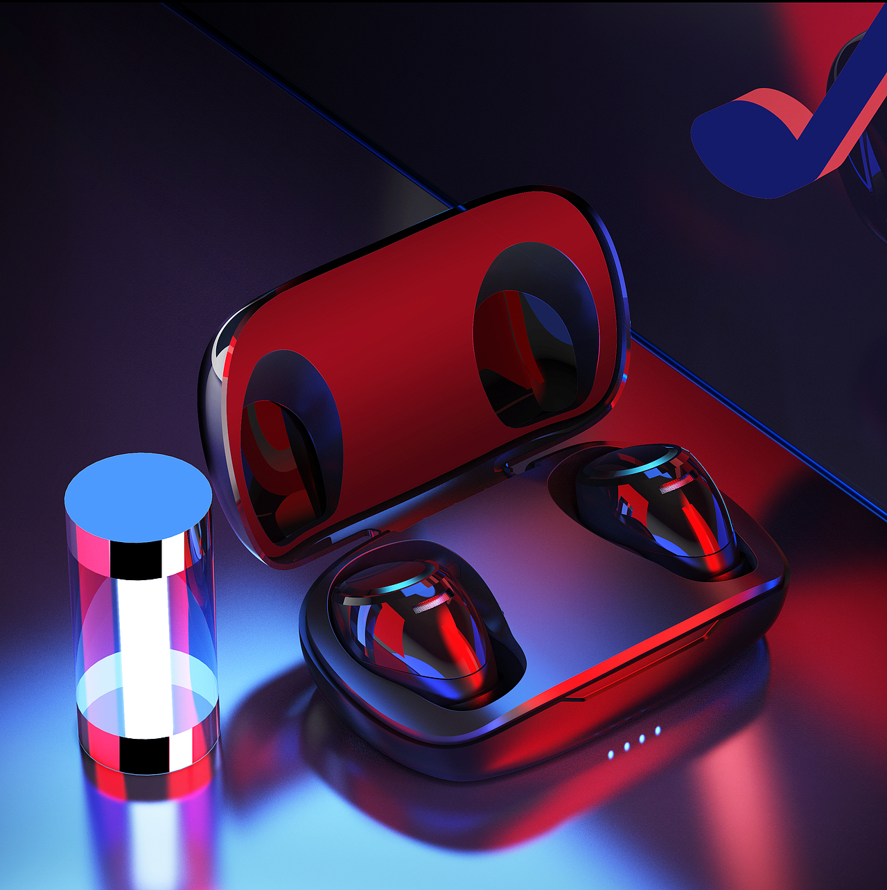 蓝牙耳机和其他渲染