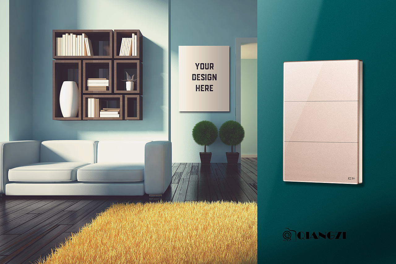 深圳圈点摄影《红叶开关》商业产品摄影图