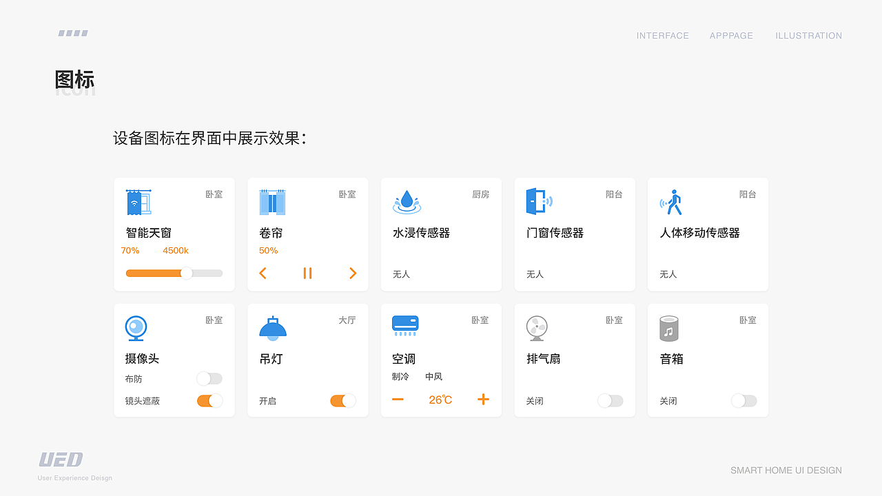 智能家居产品UI