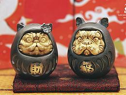 WICCANS巫羿原创设计——招财纳福达摩蛋吊坠