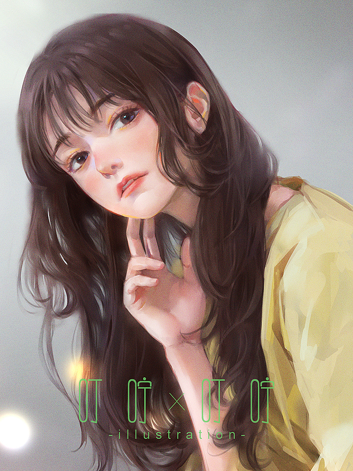 板绘厚涂女生系列练习