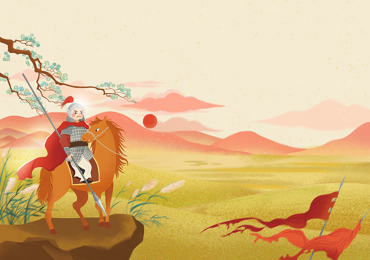 满江红
岳飞<br>怒发冲冠,凭阑处、潇潇雨歇。抬望眼,仰天长啸,壮怀激烈。三十功名尘与土,八千里路云和月。莫等闲、白了少年头,空悲切。