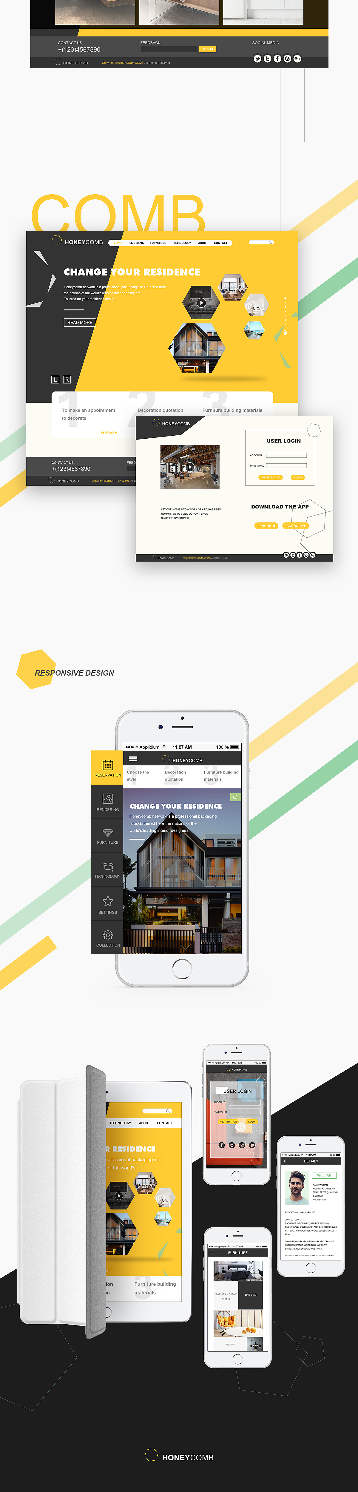 HONEYCOMB WEB DESIGN