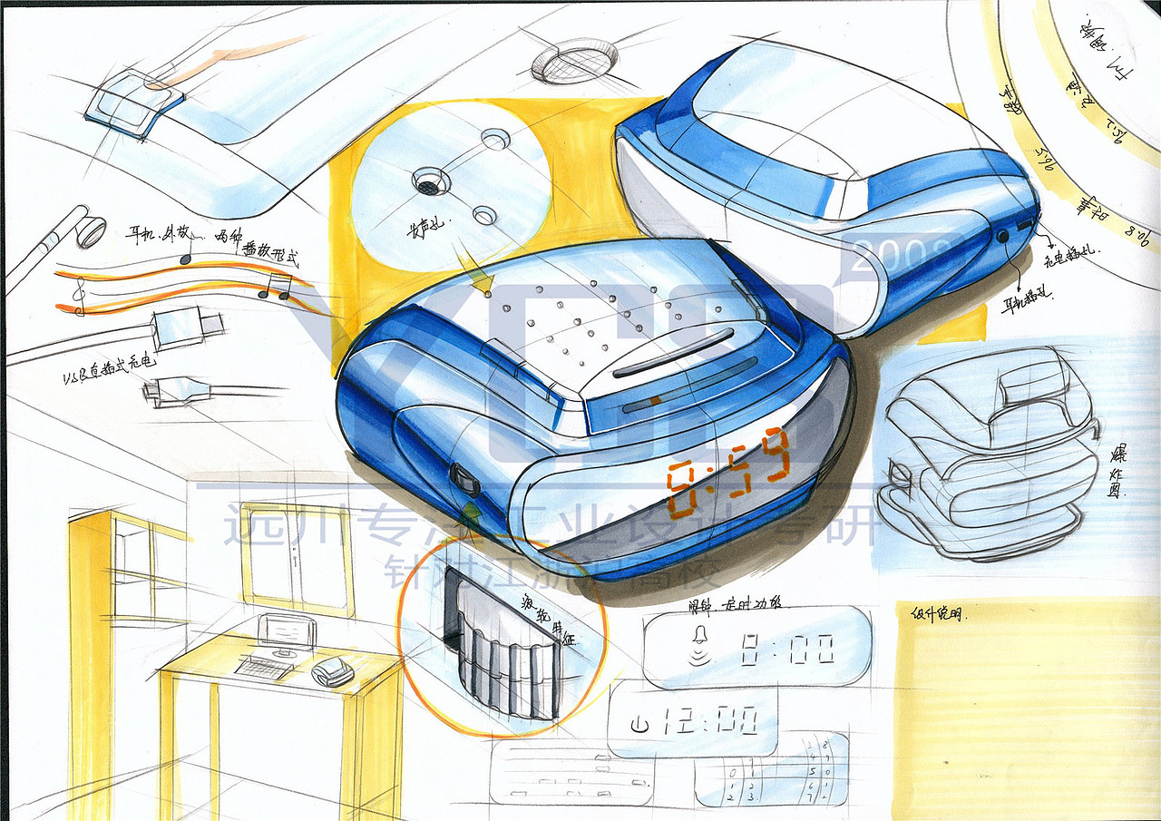 工业设计手绘-工业设计快题