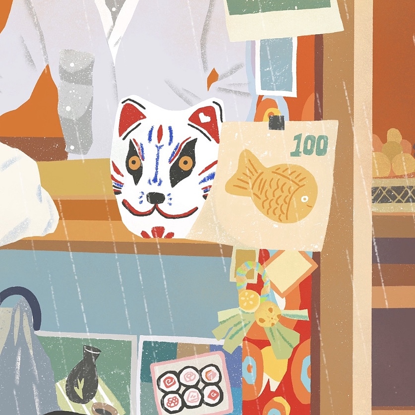 七月的一些插画作品➕海报