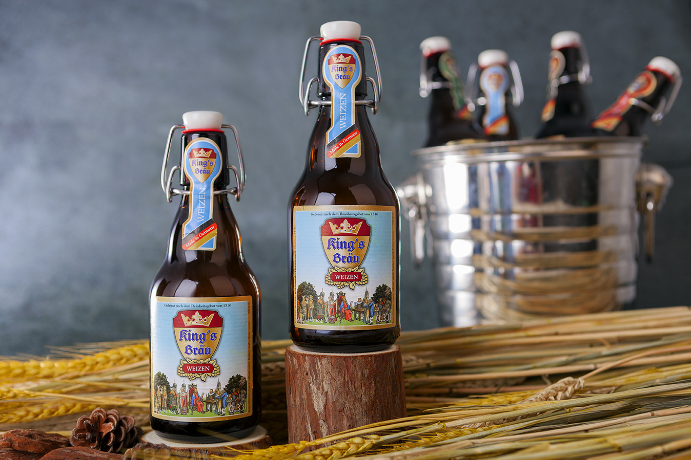 德国国王啤酒-进口啤酒摄影-酒类电商设计