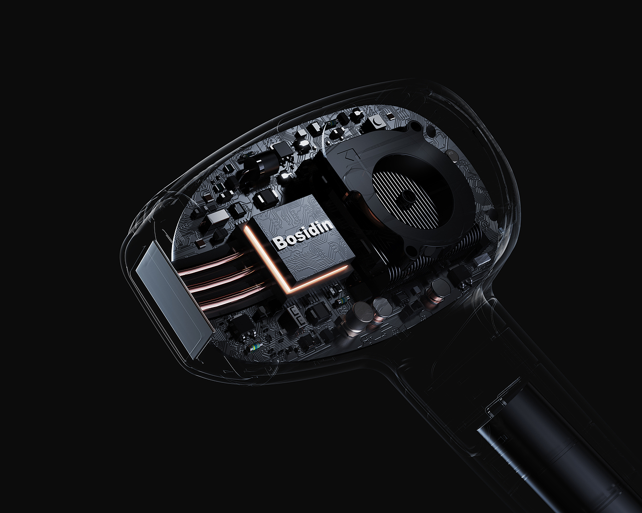 白色风扇 【Rendering】