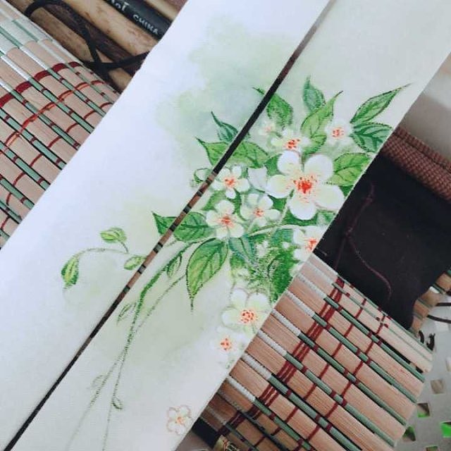 琴棋書畫系列國畫，發(fā)帶（圖ZOTU0NTYyODA=） - 繪畫 - 站酷設(shè)計(jì)師六藝工作室原創(chuàng)素材 - 站酷ZCOOL