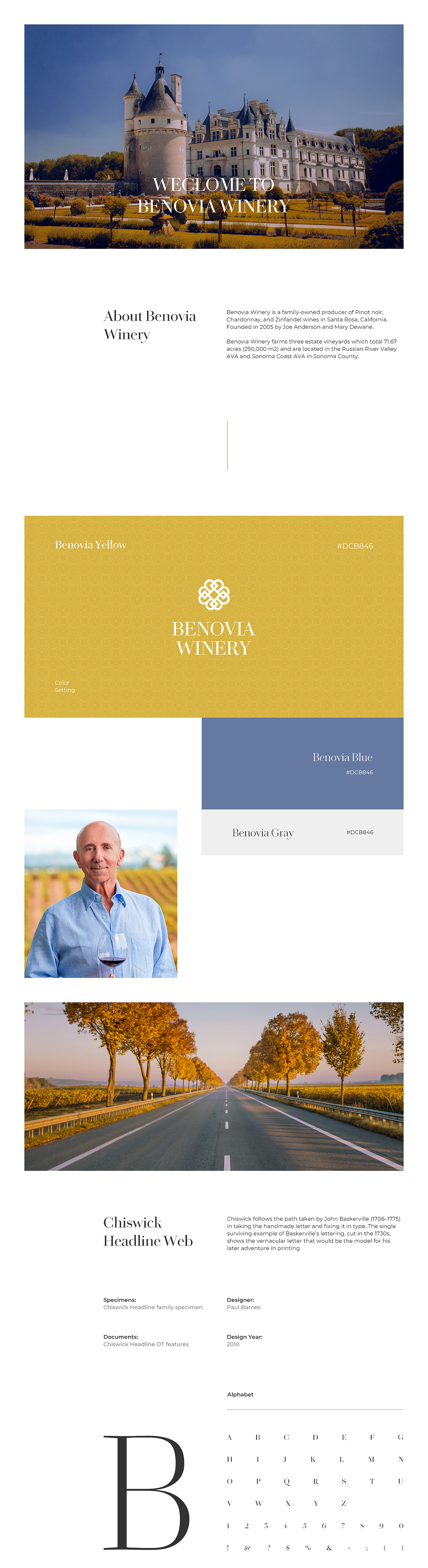 Benovia Winery 官网-概念设计