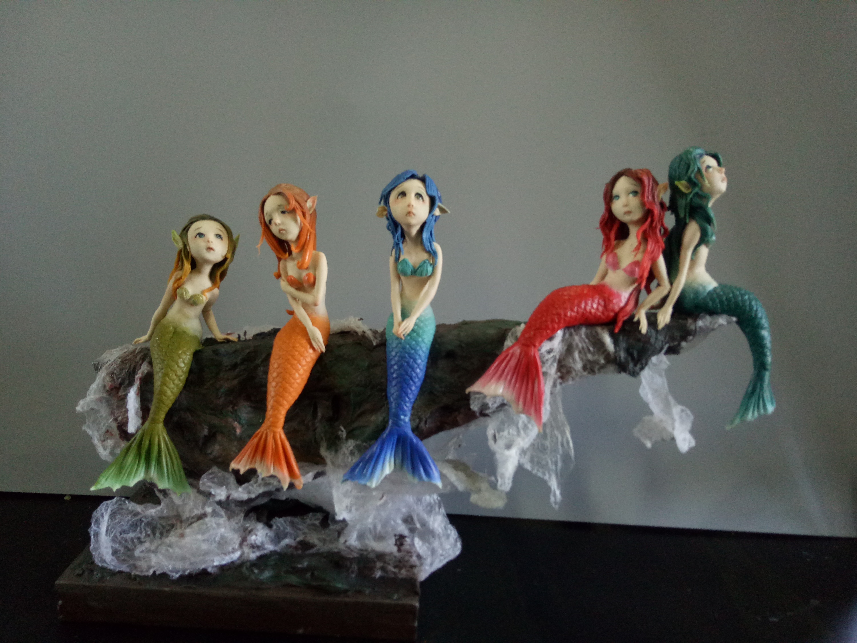 《美人鱼的忧伤》吉成面塑作品