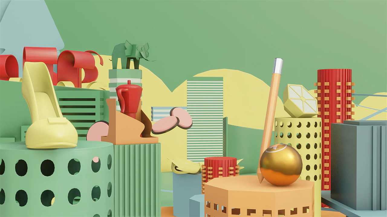 一个简单的三维 动画 - 原创作品 - 站酷(zcool)