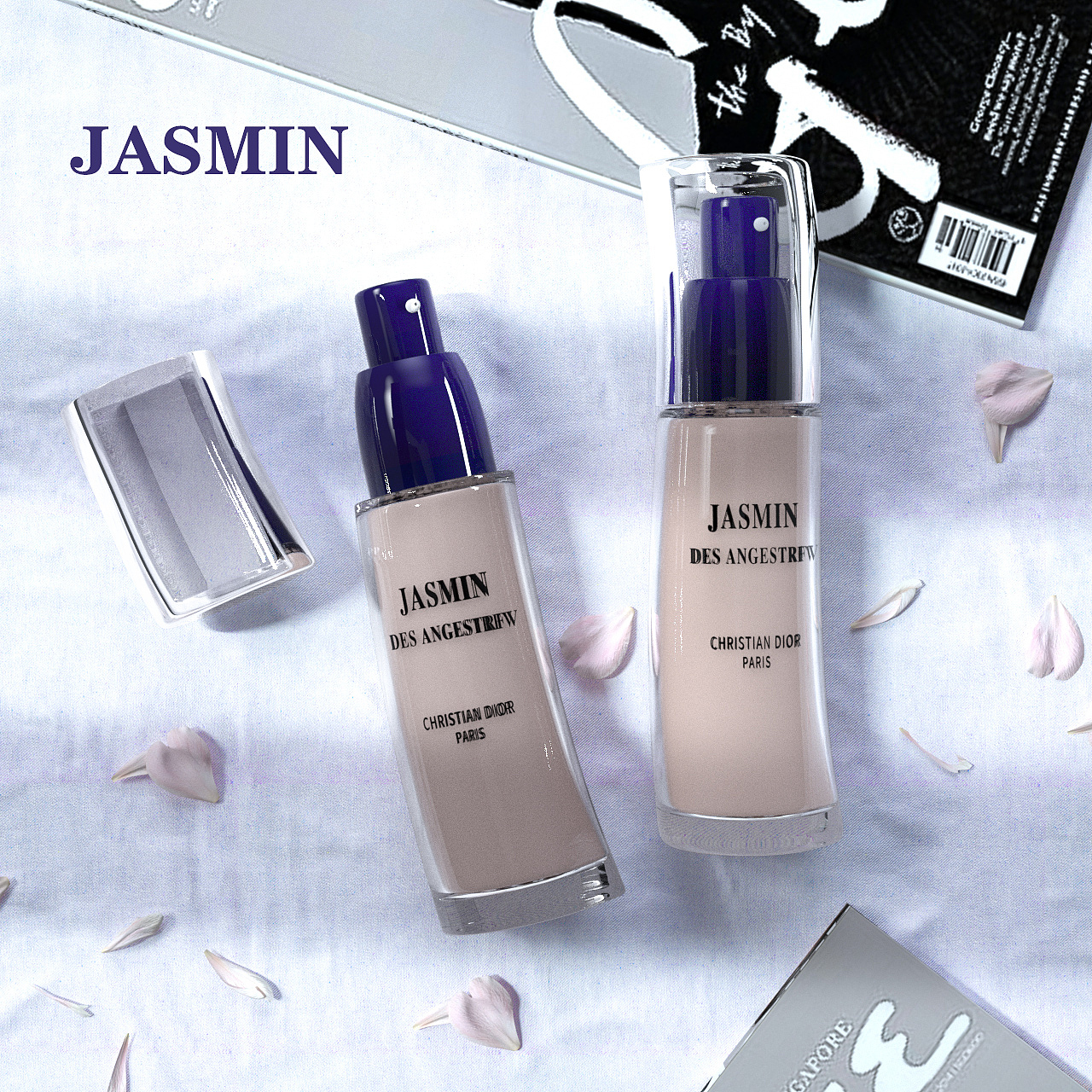 c4d+oc渲染化妝品表現（圖ZMTY4NzM4ODE2） - 其他三維 - 站酷設計師小小哈密瓜原創(chuàng)素材 - 站酷ZCOOL