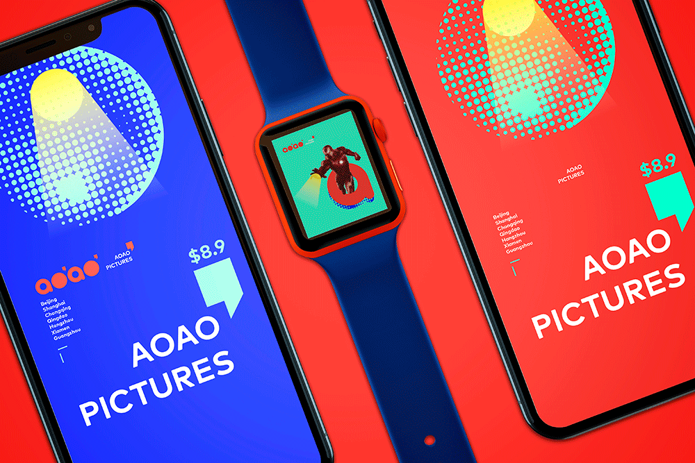 aoao pictures 嗷嗷影业品牌形象（图ZMjIxNzM5ODAw） - 品牌 - 站酷设计师设计师宋秋波原创素材 - 站酷ZCOOL