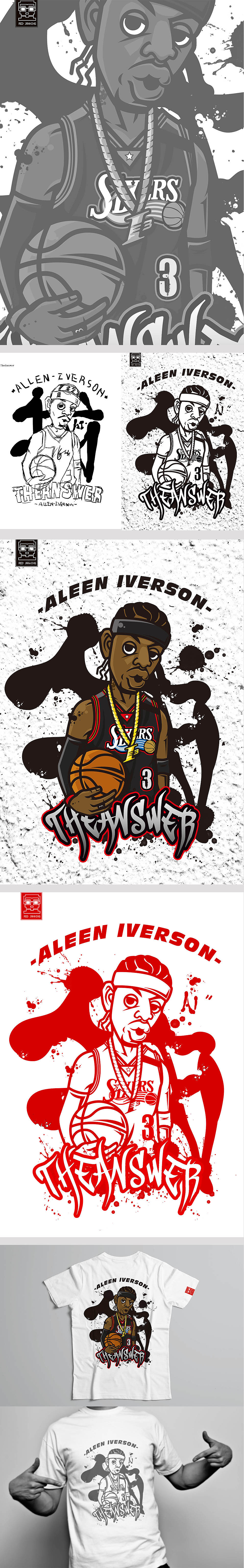 ai,很多球迷的青春,背景"我",艾弗森中国行自己写的书法.