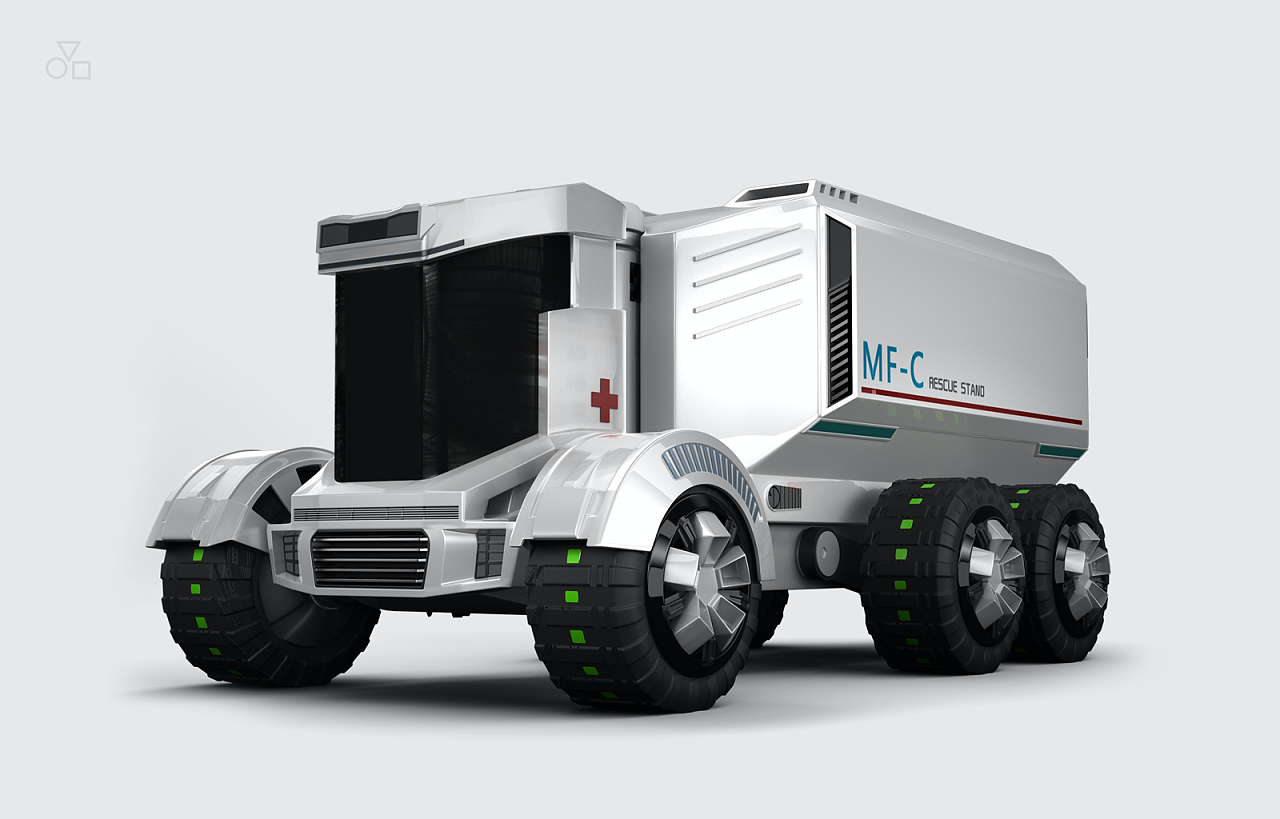 多地形概念救援车