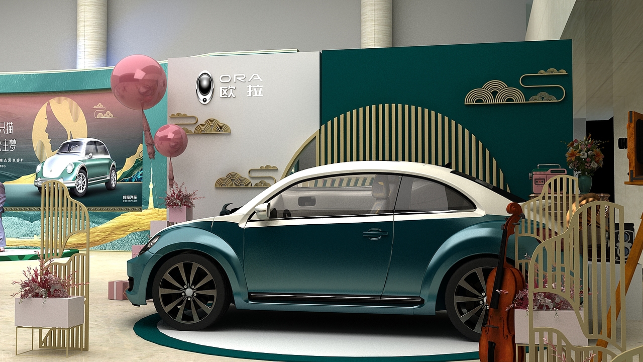 汽车静展设计（图ZMjY2MTI4NzE2） - 其他空间 - 站酷设计师UPJACK原创素材 - 站酷ZCOOL