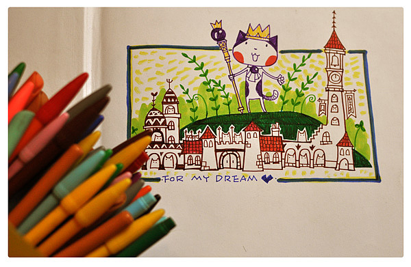 之前的水彩笔涂鸦本子～希望大家喜欢（图ZMTAwNjY4NzY=） - 创作习作 - 站酷设计师还是一碗泡面原创素材 - 站酷ZCOOL