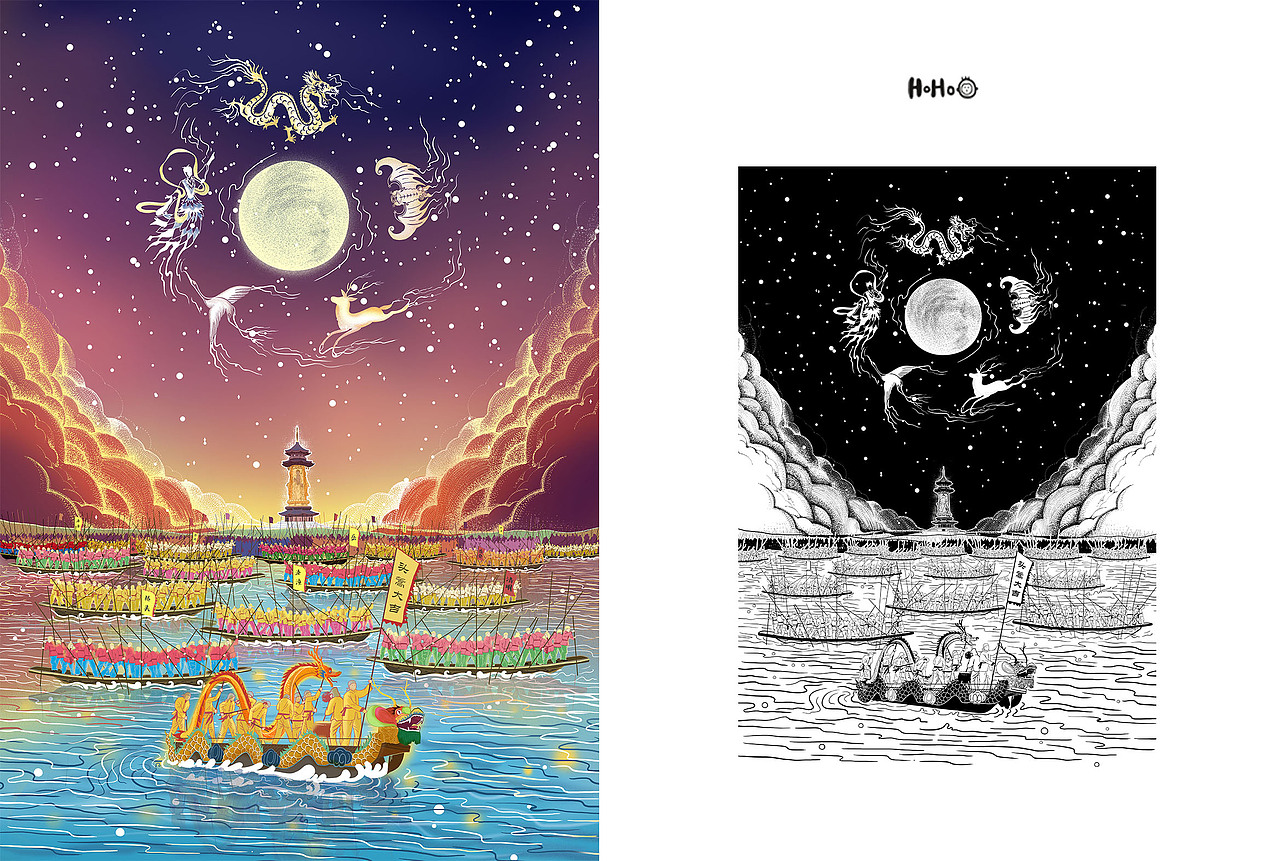 旅游项目插画（图ZMTMzMzk1OTY0） - 商业插画 - 站酷设计师HoHo猴原创素材 - 站酷ZCOOL