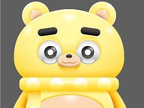 可可愛愛立體3D小熊熊（個人主頁-ZNTE2NTg0NDQ=） - 商業(yè)插畫 - 站酷設(shè)計師希希嗨原創(chuàng)素材 - 站酷ZCOOL