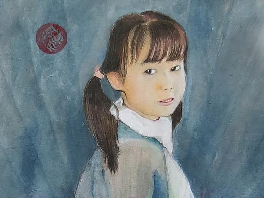 戴橡皮筋儿的小女孩~